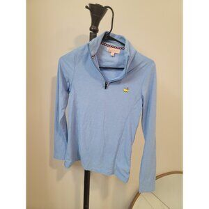 Masters Collection Women's Blue 1/4 Zip Long Sleeve Pullover Jacket, XS